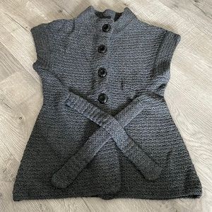 Grey sweater vest